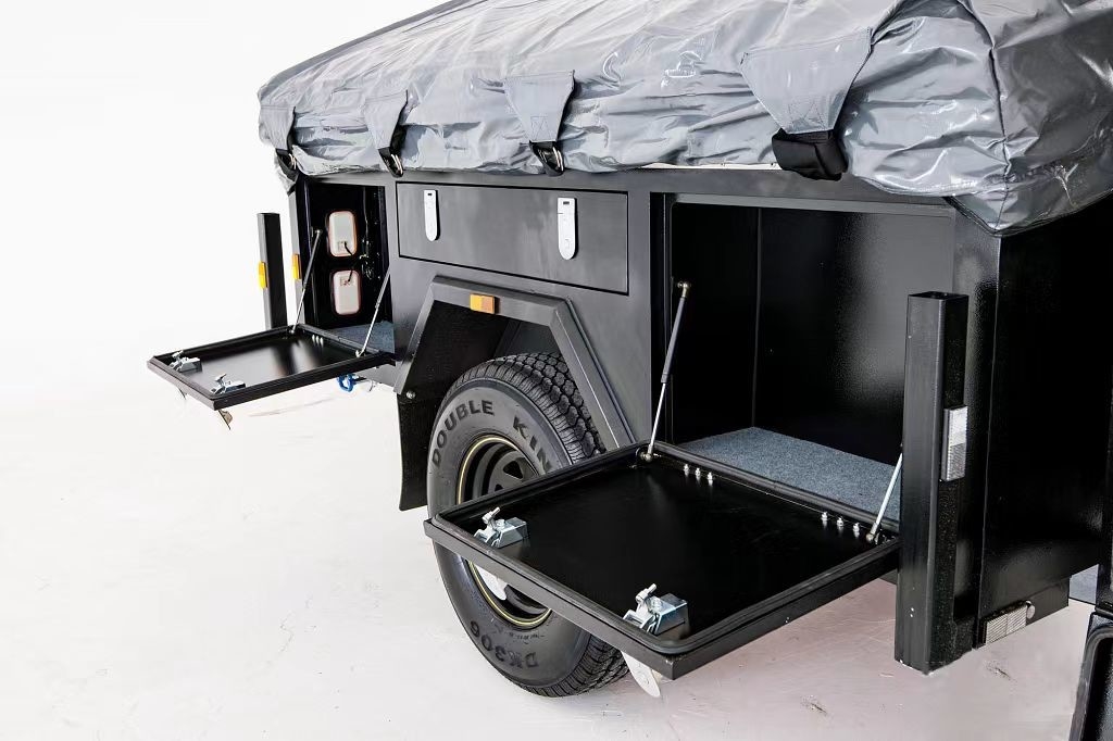 Mountain Trail RV Off Road Caravan With Sturdy Looking Second Home Spacious Interiors