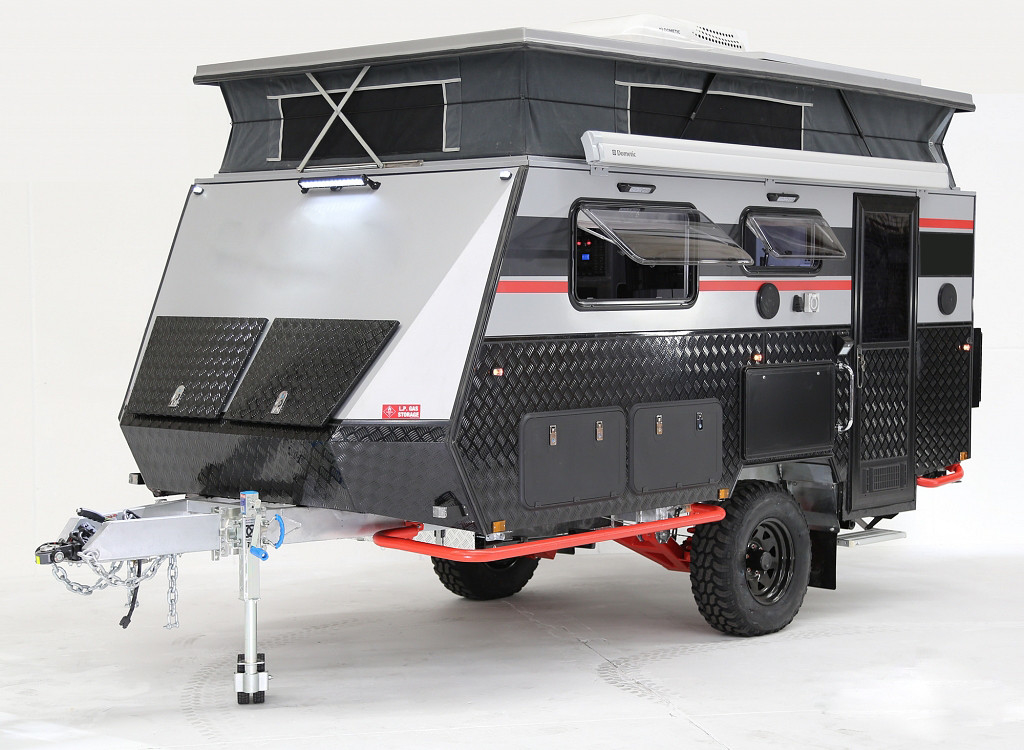 Outdoor Off Road Rv Trailer Sleek And Modern Hospitality Trailers For On Site Events