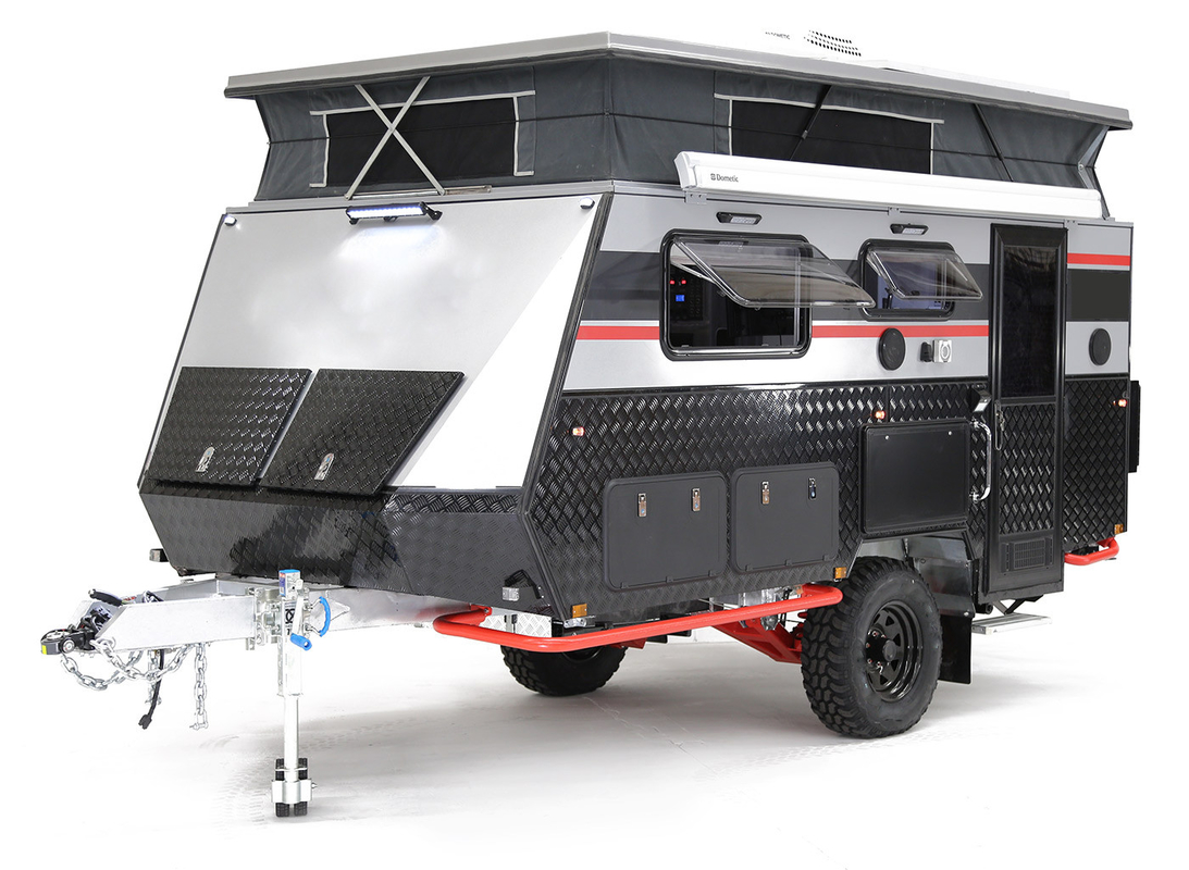 Large Space Hard Top Caravans For Sale With Solar Panels Spacious Bathrooms Provides Excellent Off-Road