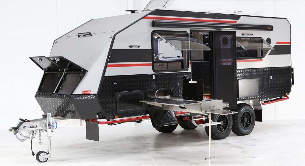 Aluminum Camper Trailer 3000 Lbs 3500 Lbs With Spacious Bathroom And Queen Bed With Plenty Of Space For Going Out