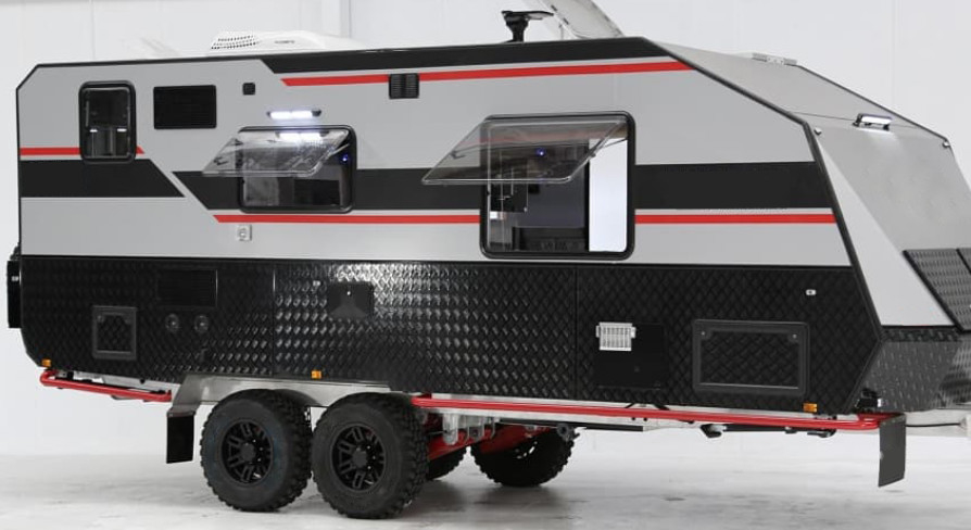 Aluminum Camper Trailer 3000 Lbs 3500 Lbs With Spacious Bathroom And Queen Bed With Plenty Of Space For Going Out