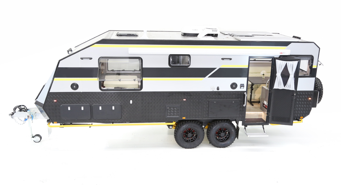 6 5 4 3 2 Person Off Road Caravan Towing  Refrigerator Stove Oven Microwave Separate Toilet Shower All Round