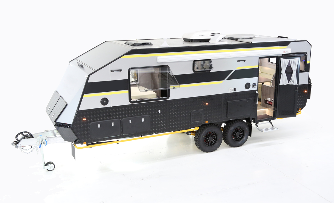 6 5 4 3 2 Person Off Road Caravan Towing  Refrigerator Stove Oven Microwave Separate Toilet Shower All Round
