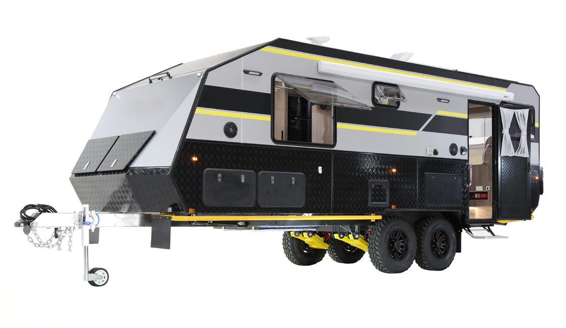 35 Foot 32 Foot Adventure Camper Trailer Aluminium Panel Hard Top Off-Road Caravan