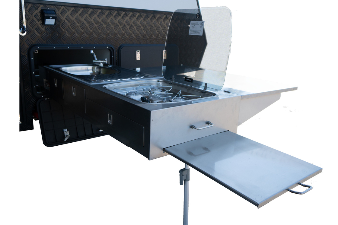 3 Person 4 Person Camper Trailer Off-Road Trailer Hardtop RV For Going Out To Play Large Space