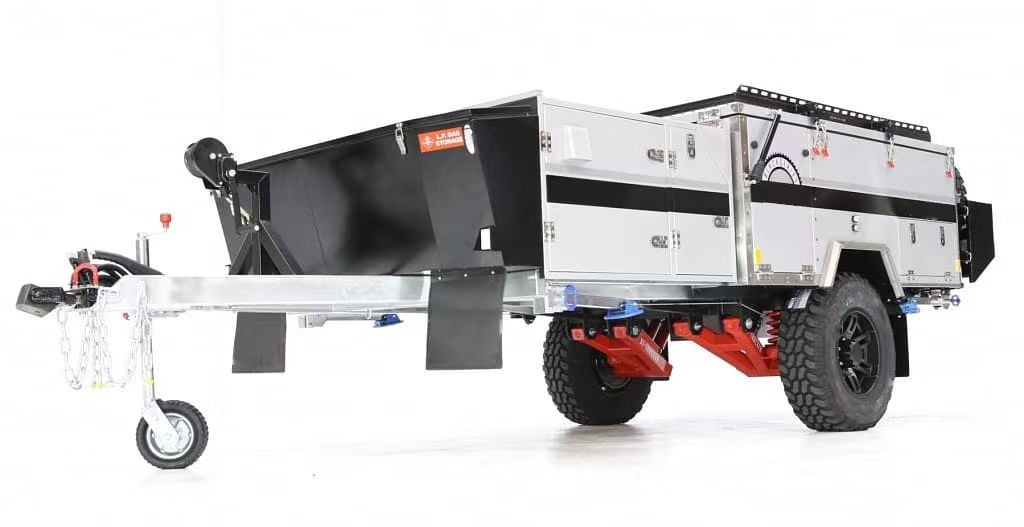 15ft 14ft 13ft Off Road Caravan With Independent Suspension System With Integrated Sink And Hob
