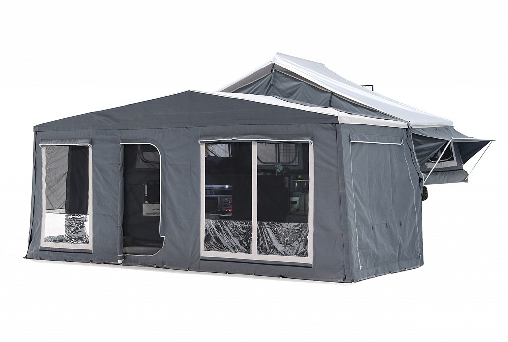 Capable Travel Off Road Camping Utility Trailer Caravan With Powerful Independent Suspension Solar System