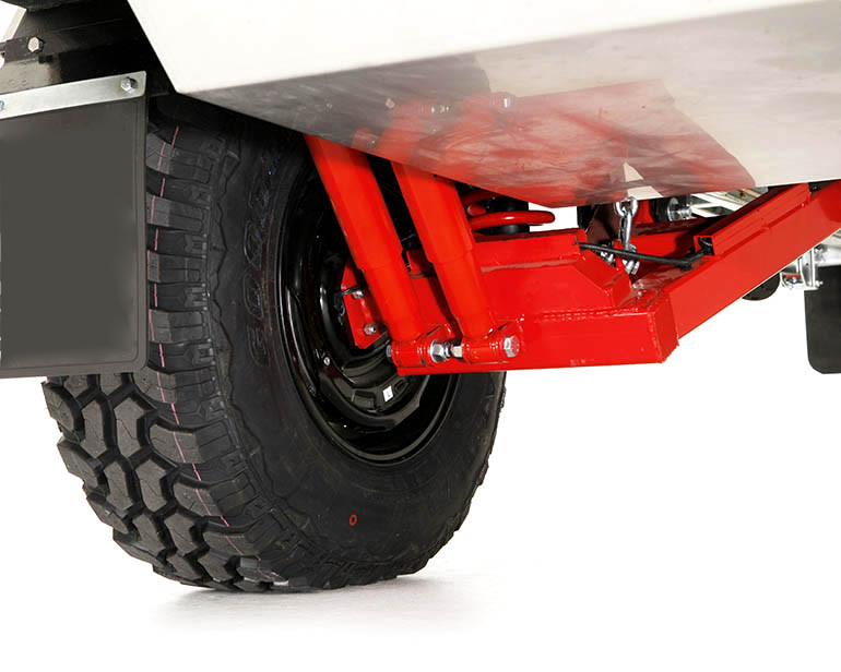 High End Lightweight Off Road Caravan Powerful Independent Suspension System Handle All Rough Terrain