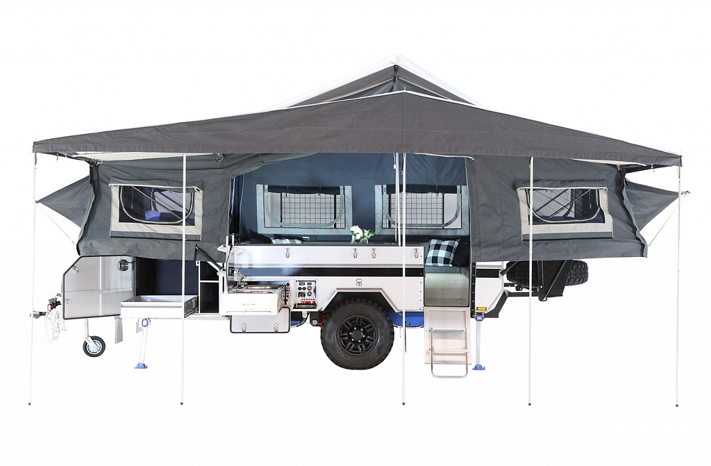 High End Lightweight Off Road Caravan Powerful Independent Suspension System Handle All Rough Terrain