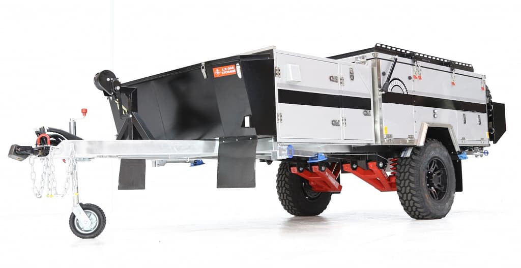 15 Foot 14 Foot 13 Foot Off Road Caravan High Space With Two Main Tires And Two Spare Tires