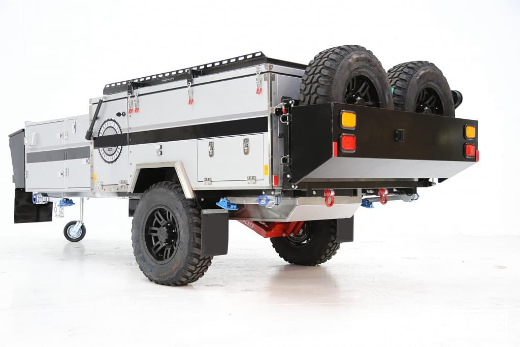 18 Foot  17 Foot 16 Foot Off Road Caravan With Solar Power System Built In Kitchen Quad Suspension