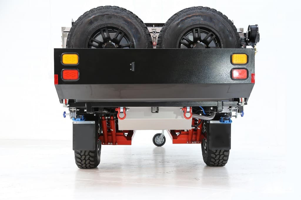 15 Foot 14 Foot 13 Foot Off Road Caravan High Space With Two Main Tires And Two Spare Tires