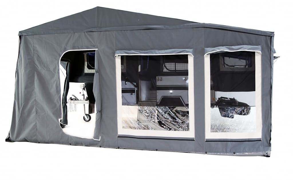18 Foot  17 Foot 16 Foot Off Road Caravan With Solar Power System Built In Kitchen Quad Suspension