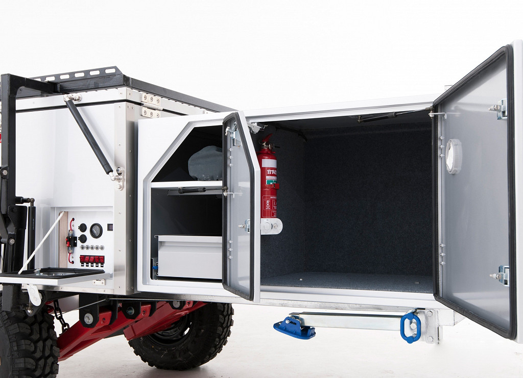 18 Foot  17 Foot 16 Foot Off Road Caravan With Solar Power System Built In Kitchen Quad Suspension
