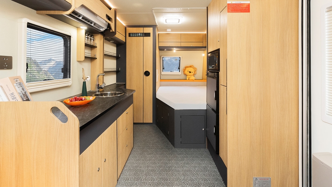 Lightweight Rv Trailers For Sale Interior Material Fully Covered Fire Protection Road Trailer