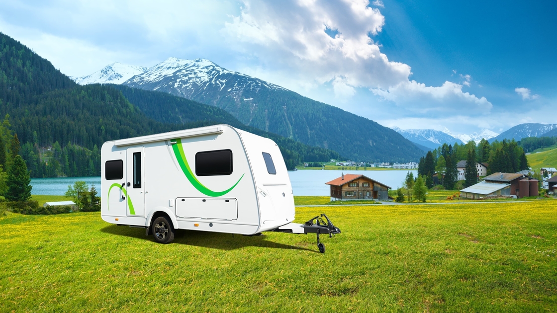 Outdoors Rv Travel Trailers Camper Dual Shock Absorber Coil Spring Independent Suspension Drive Each Stroke