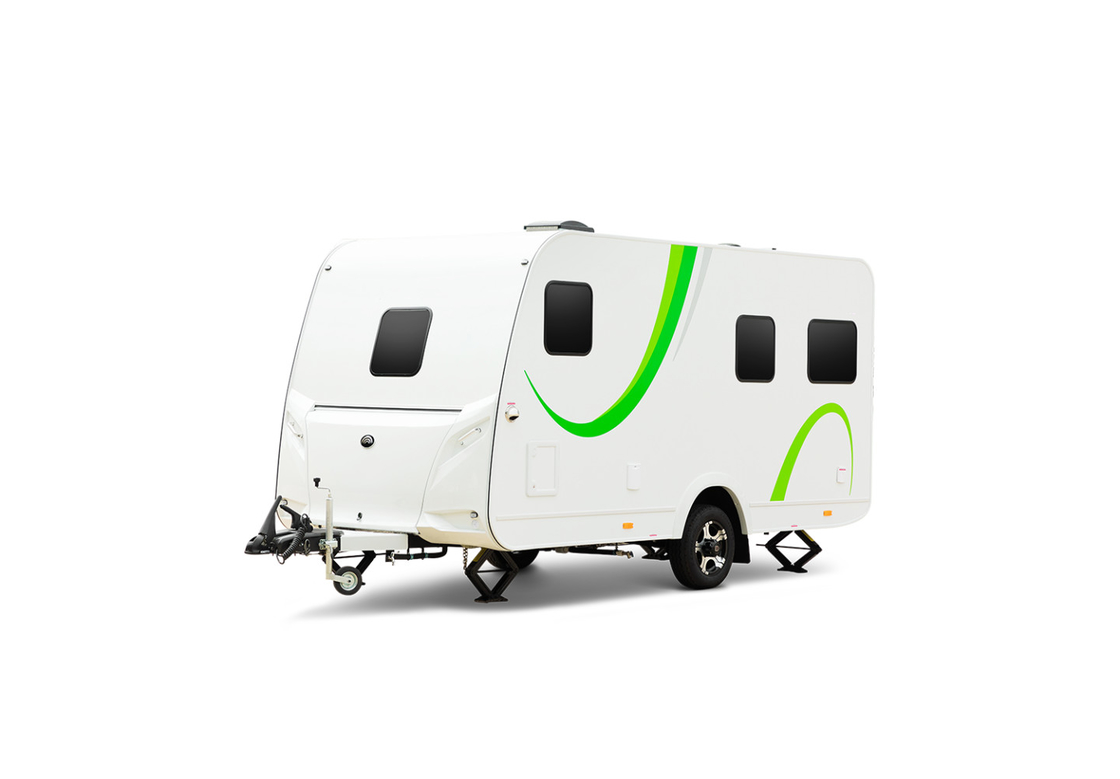 Compact Family Caravan Hotel Trailer RV Camp Trailer Minimalist Complete In Interior