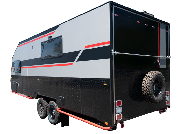 European Style Windows Hardtop Camp Trailer Aluminum Sprawl Panel R16 Foam Insulation 30 Ft 25 Ft