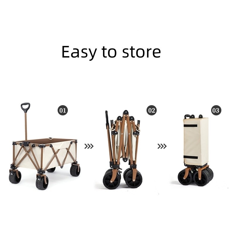Outdoor Camper Carts Small Carts Outdoor Dinners Camping Carts Portable Folding Gathering And Camping Campervan