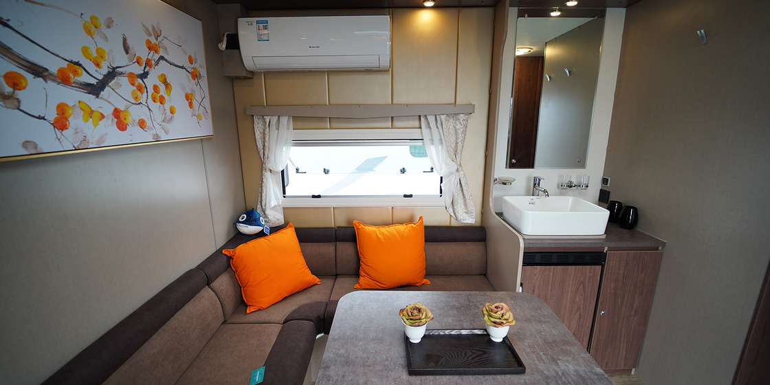 Exhibition Mobile Hospitality Trailer For Sale   Spacious Comfortable Interiors With Fully Equipped Facilities