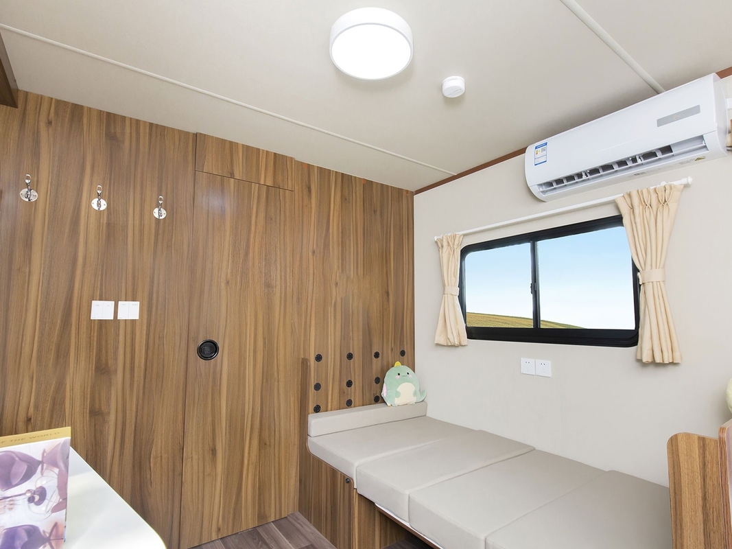 Cool Small Caravan With Outside Kitchen Shower Road Caravan Trailer Motorhome Ventilation System Monitoring