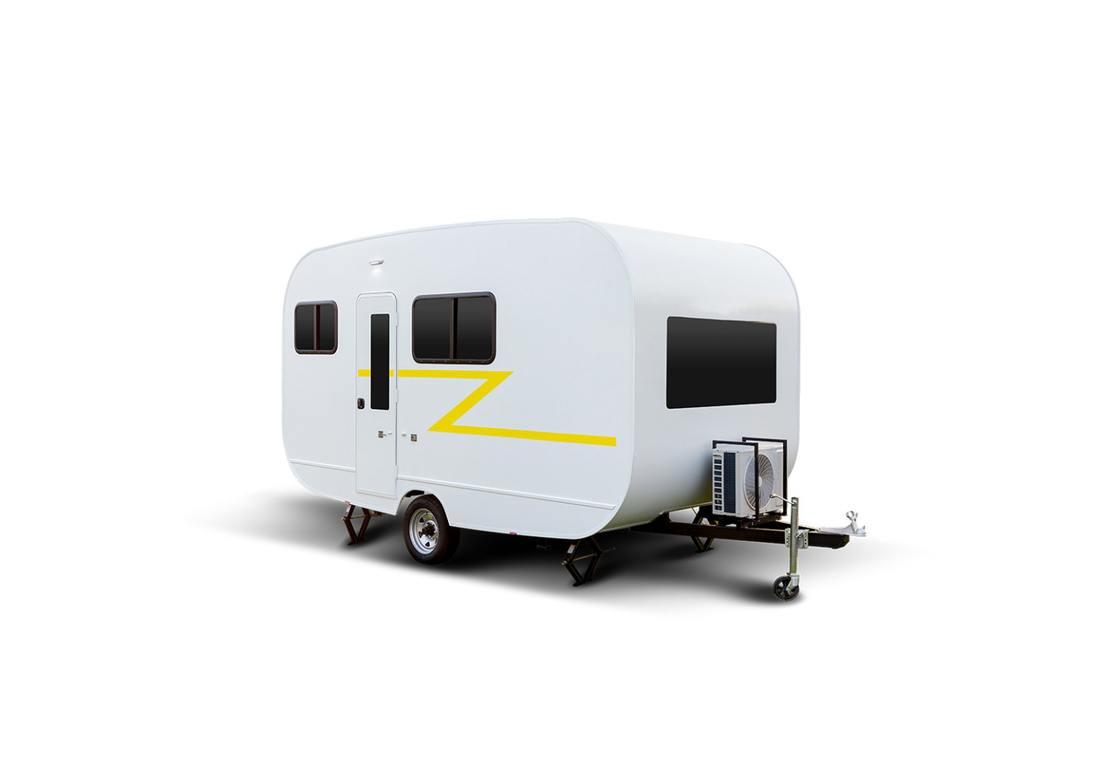 Cool Small Caravan With Outside Kitchen Shower Road Caravan Trailer Motorhome Ventilation System Monitoring