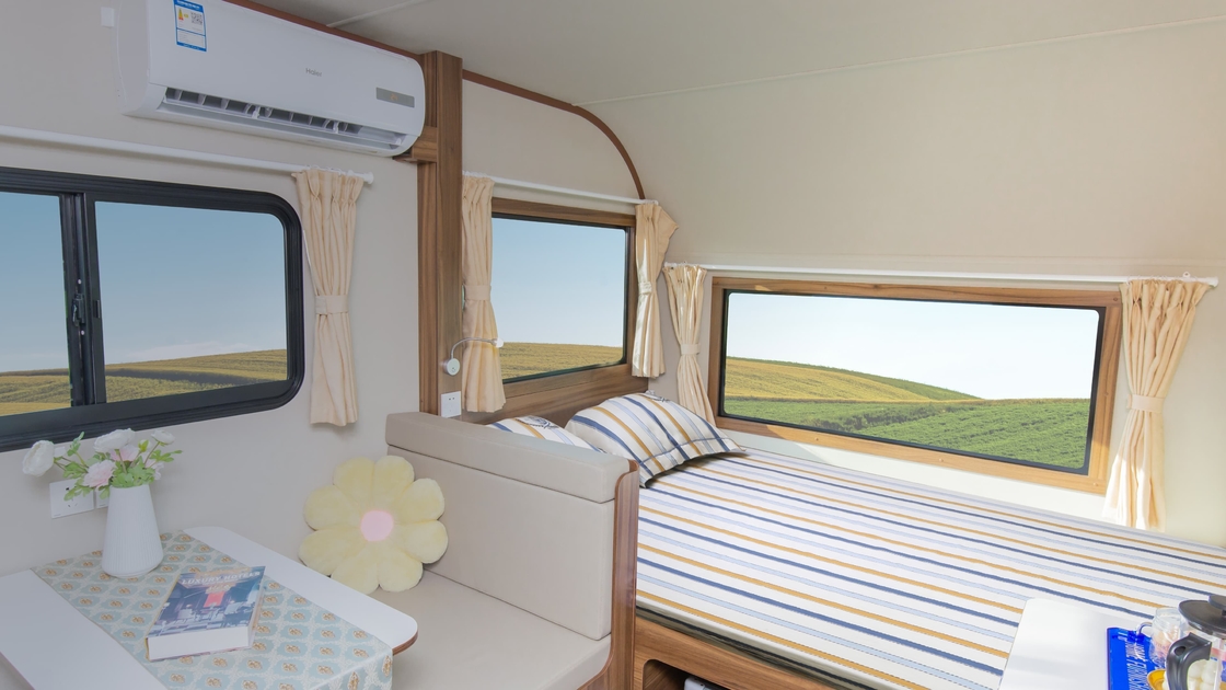 Cool Small Caravan With Outside Kitchen Shower Road Caravan Trailer Motorhome Ventilation System Monitoring