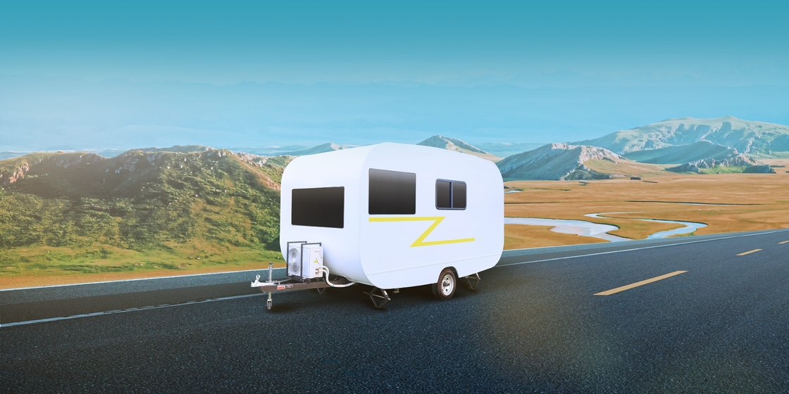 Cool Small Caravan With Outside Kitchen Shower Road Caravan Trailer Motorhome Ventilation System Monitoring