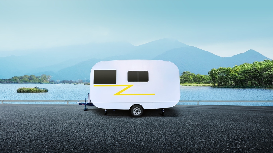 Cool Small Caravan With Outside Kitchen Shower Road Caravan Trailer Motorhome Ventilation System Monitoring
