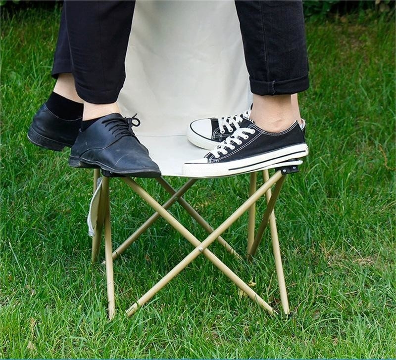 Outdoor Folding Camping Chairs Folding Stool Portable Fishing Chair Logo Can Be Printed